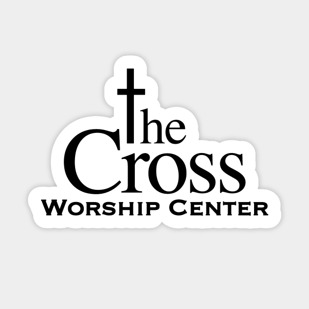 TCWC Classic Logo Black Sticker by thecrossworshipcenter